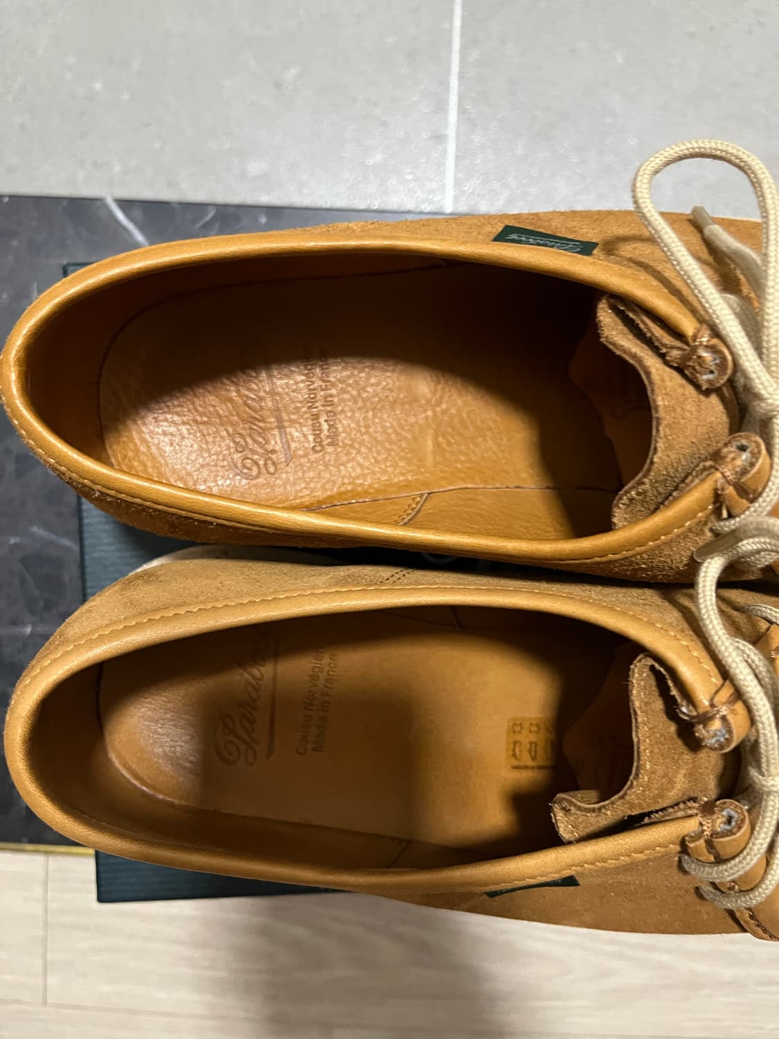 [41.5]파라부트 미카 스웨이드 브라운 위스키 상품이미지6