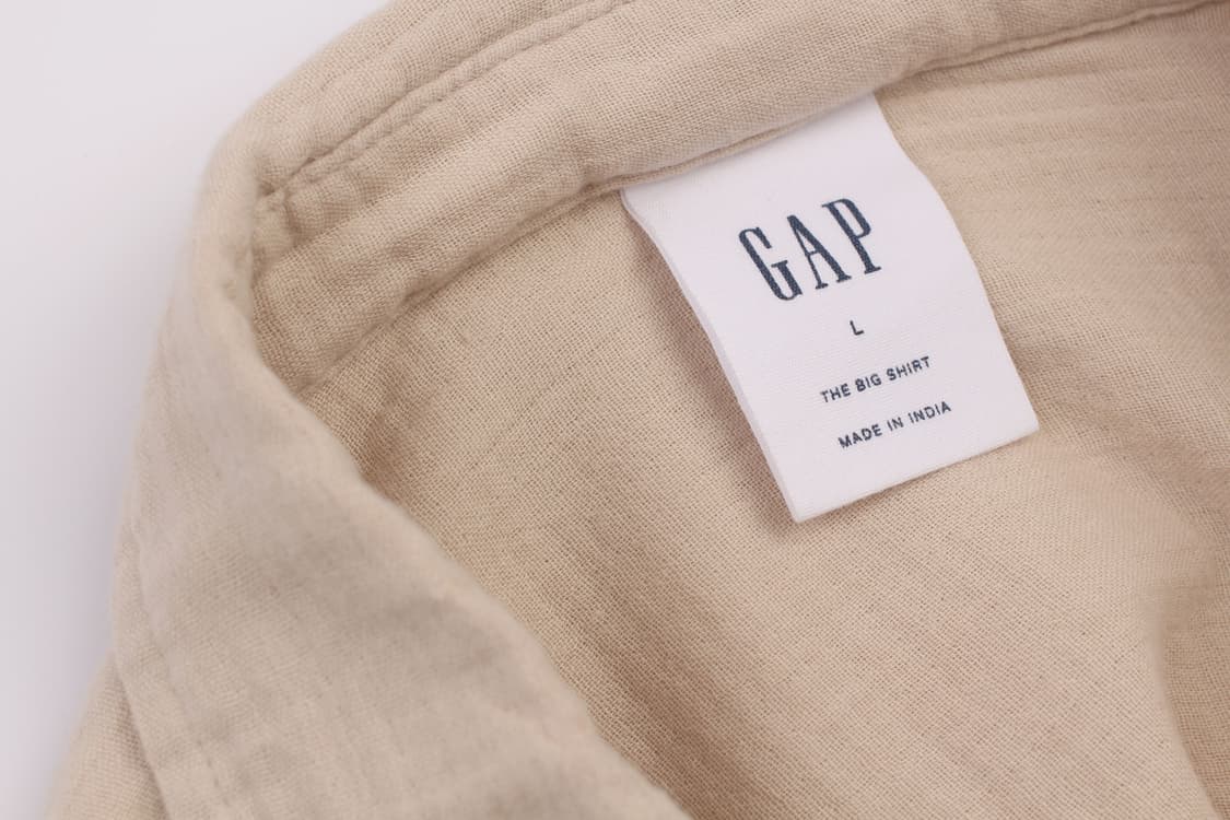 GAP Cotton Relaxed Shirt Made In India 상품이미지4