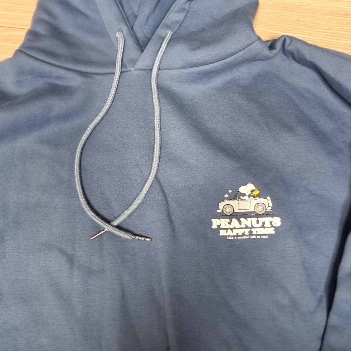 스누피 피너츠 블루 후드티(100-105) 상품이미지2