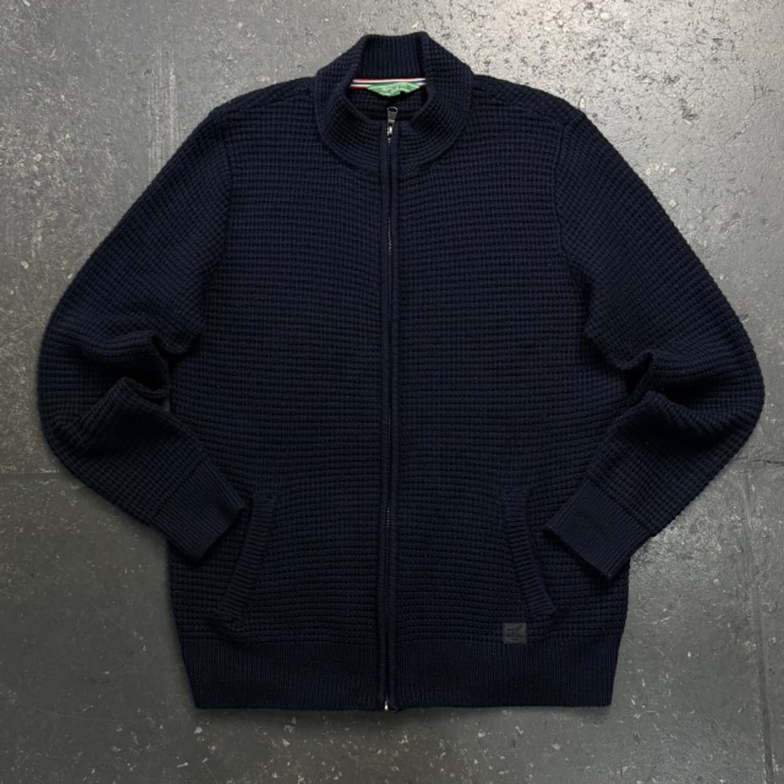 100 헨리코튼 니트집업  상품이미지1