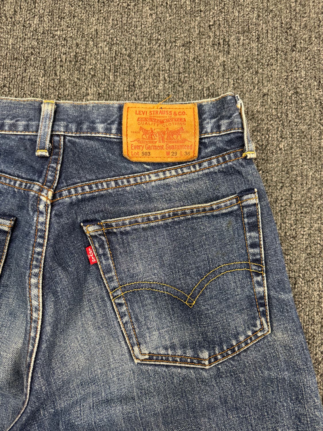29)리바이스 빈티지 워싱 503 데님팬츠 상품이미지8