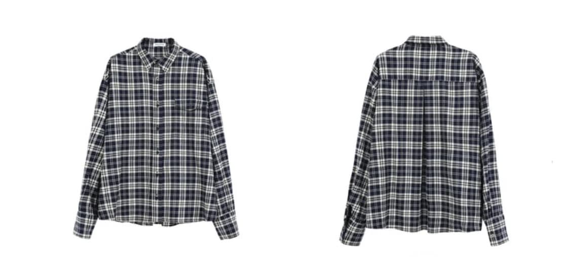 KUAS Check retro shirts 상품이미지3