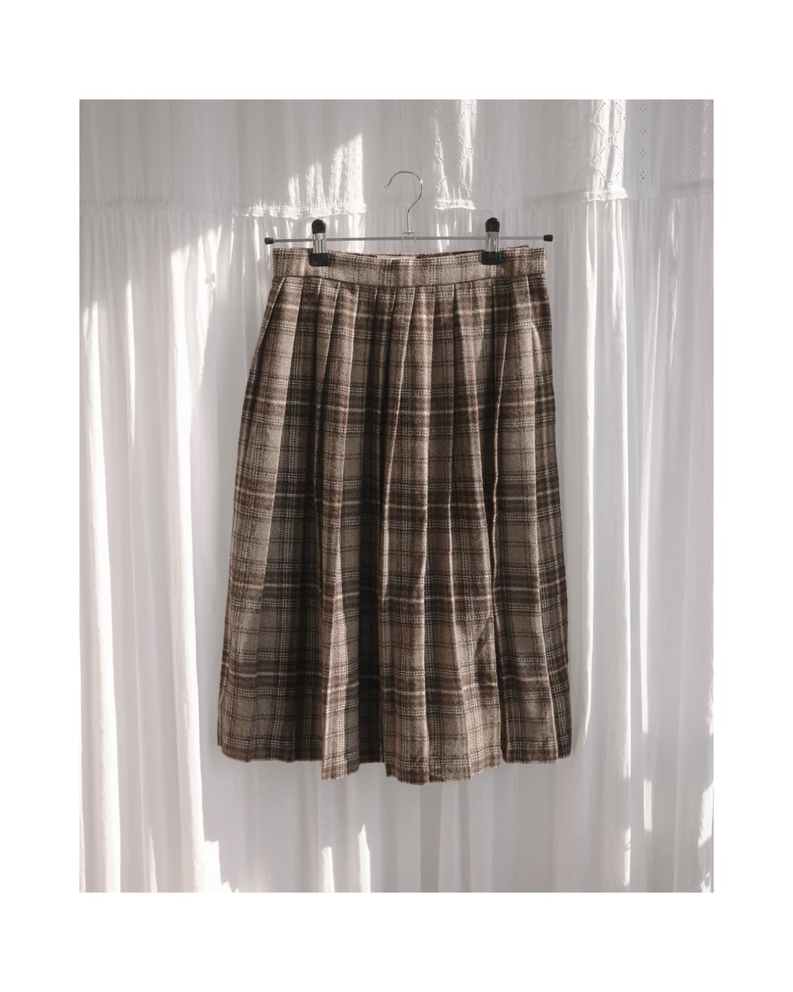 Cabin check skirt 상품이미지3