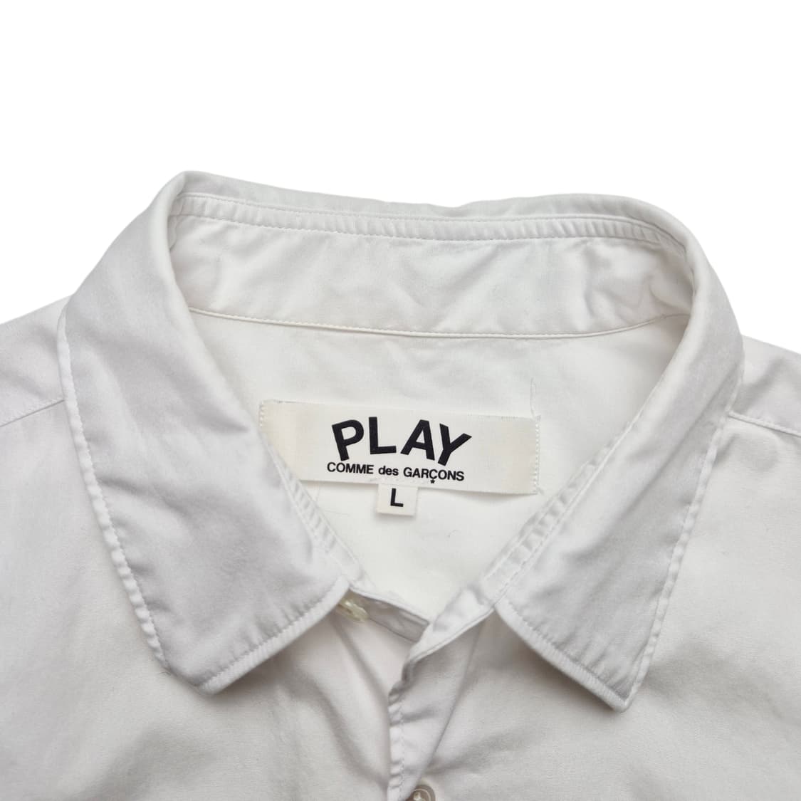 [L] 꼼데가르송 여성 화이트 셔츠 상품이미지6