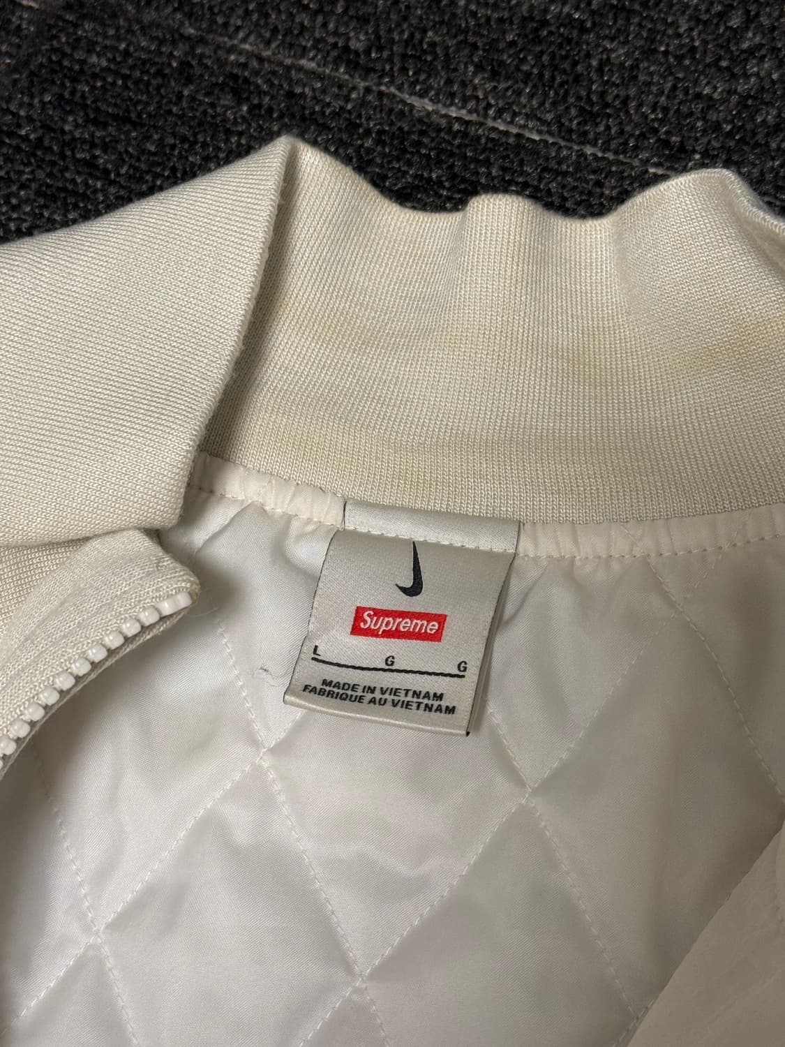 [L] 슈프림 x 나이키 립스탑 풀오버 화이트 - 24SS 상품이미지3
