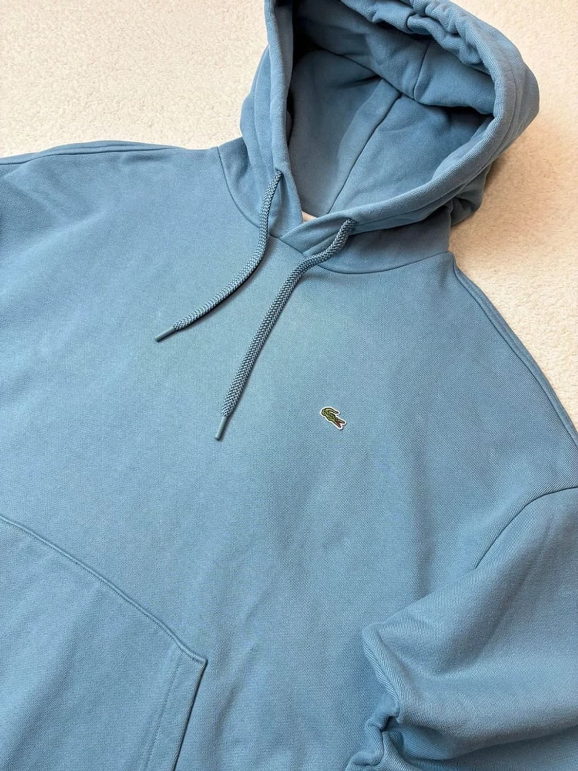 라코스테 헤비코튼 로고 오버 후드티 PN6287 상품이미지2