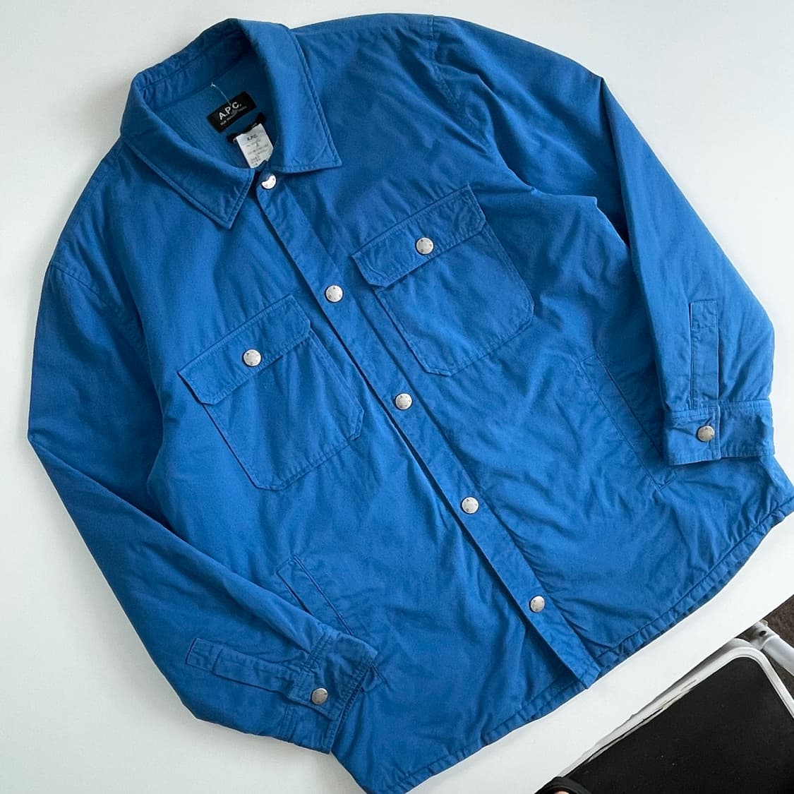 A.P.C  아페쎄 코튼 실버스냅 버튼 알렉스 오버셔츠 자켓 상품이미지2