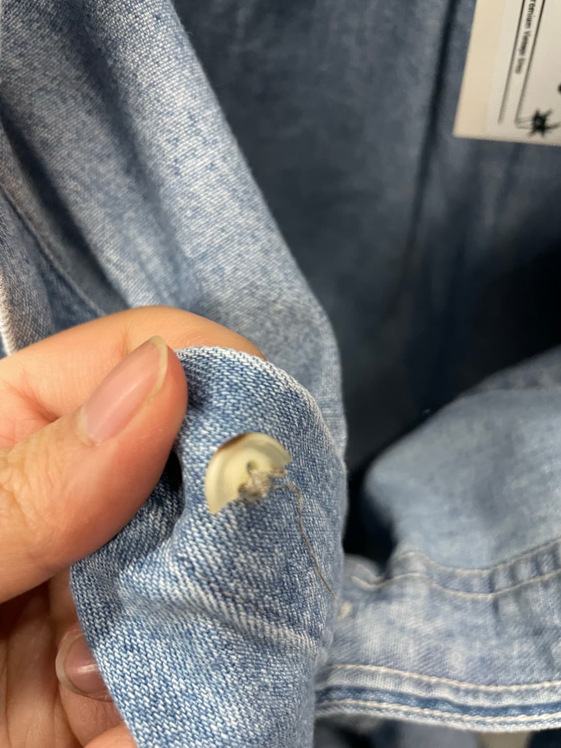 칼하트 포켓로고 데님 셔츠 H2275 상품이미지6