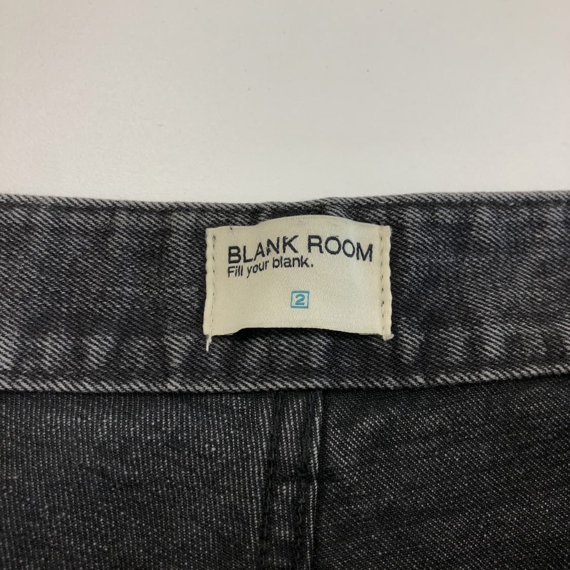블랭크룸 흑청 레귤러 데님진 31-32  상품이미지5