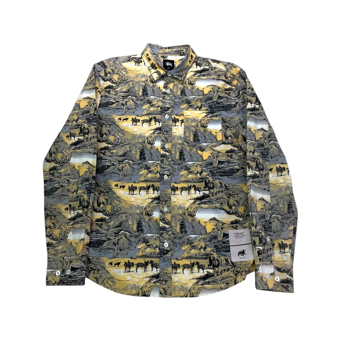 95 스투시 월드 트라이브 사파리 셔츠 상품이미지1