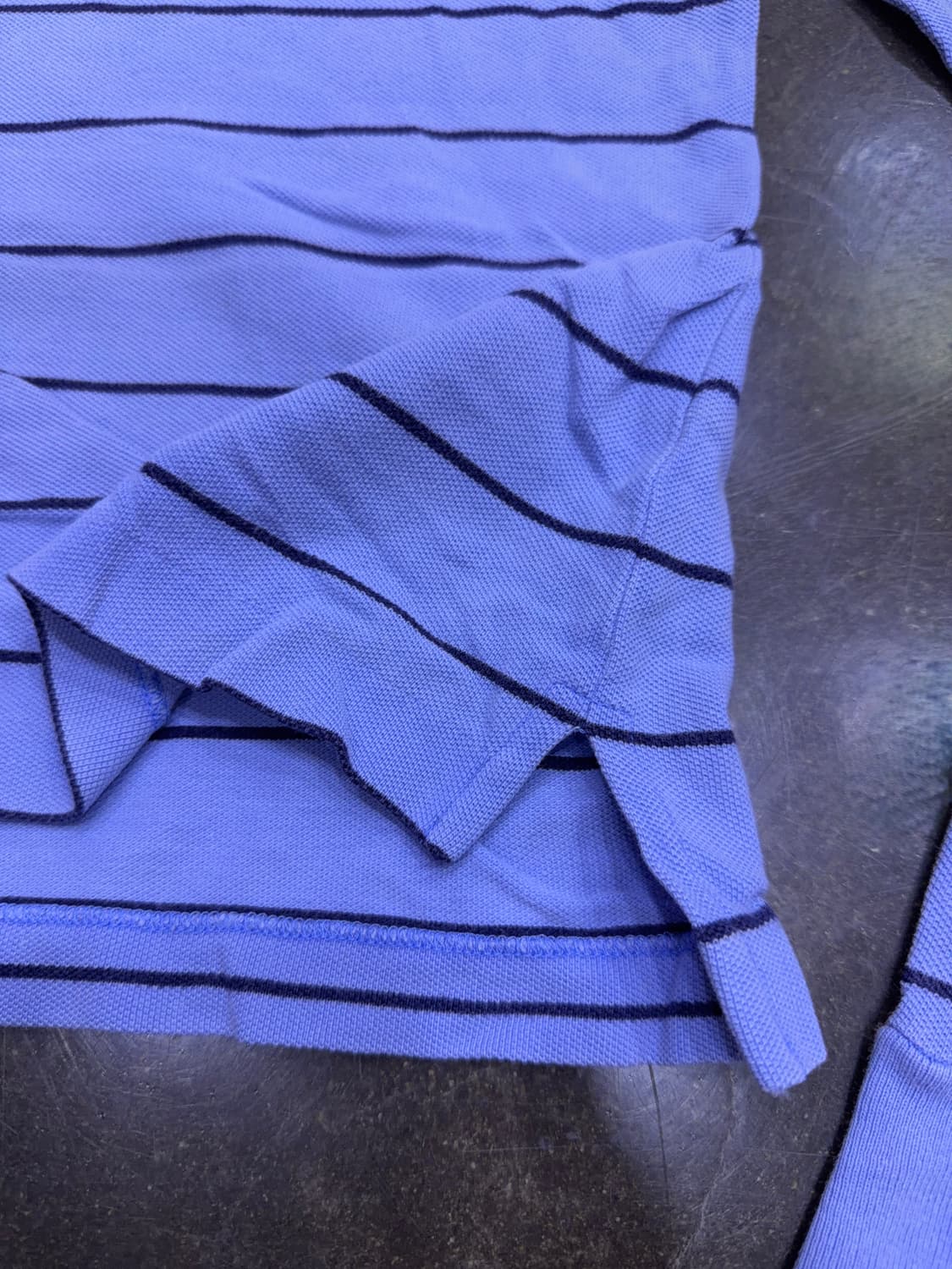 랄프로렌 스포츠 폴로 스트라이프 긴팔티 pkt 카라티 우먼스 L 상품이미지5