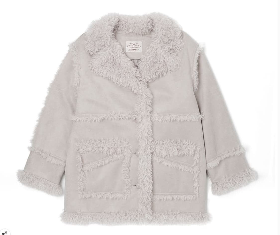 Lotsyou 랏츠유 프로즌 프로스트 무스탕 그레이 상품이미지1