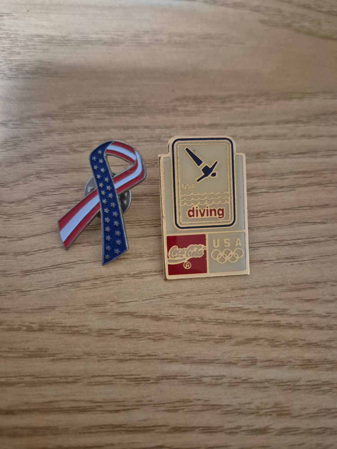 LA 올림픽, 성조기 리본 뱃지 상품이미지1