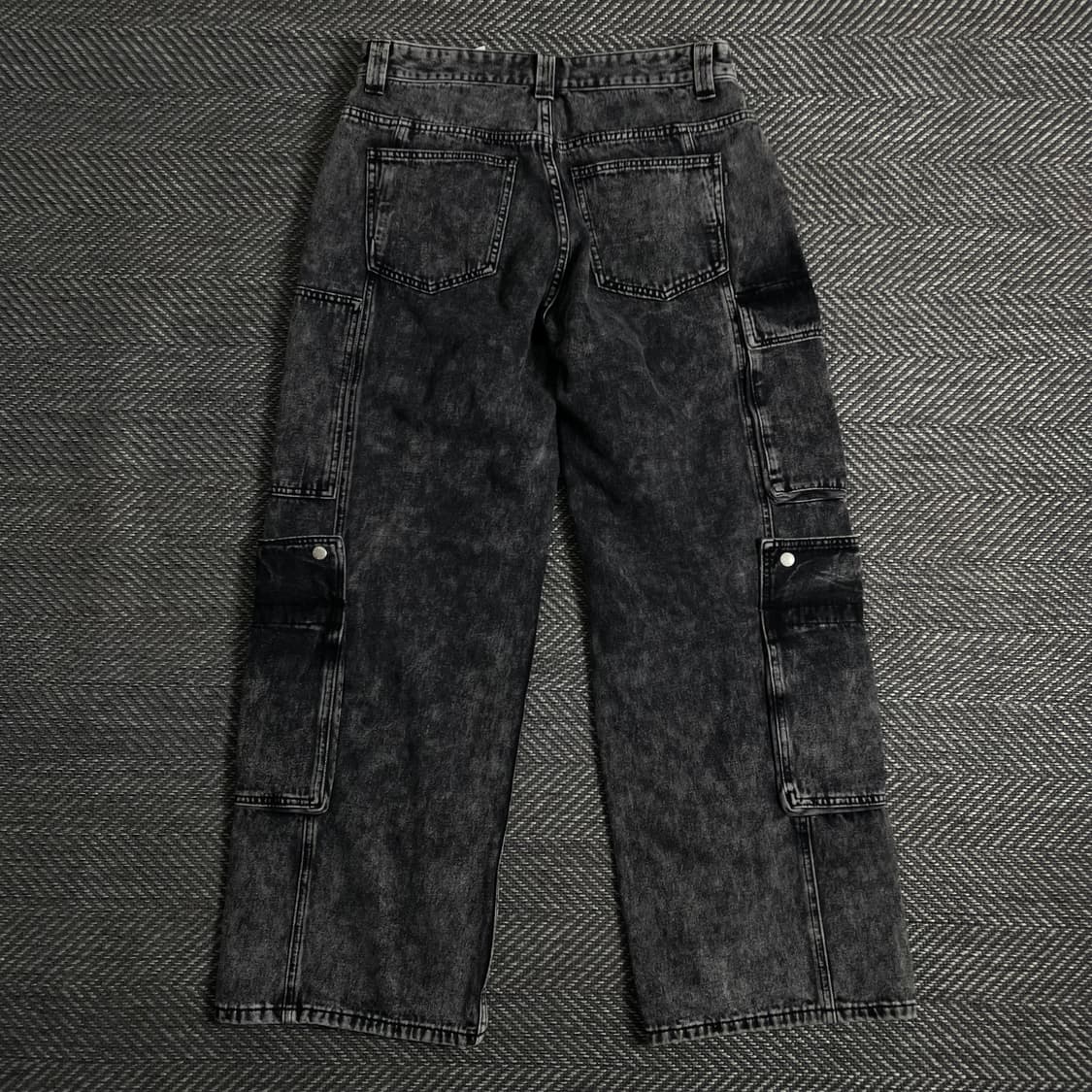 크리틱 멀티 포켓 카고 퍼티그 흑청 팬츠y 3082 상품이미지4