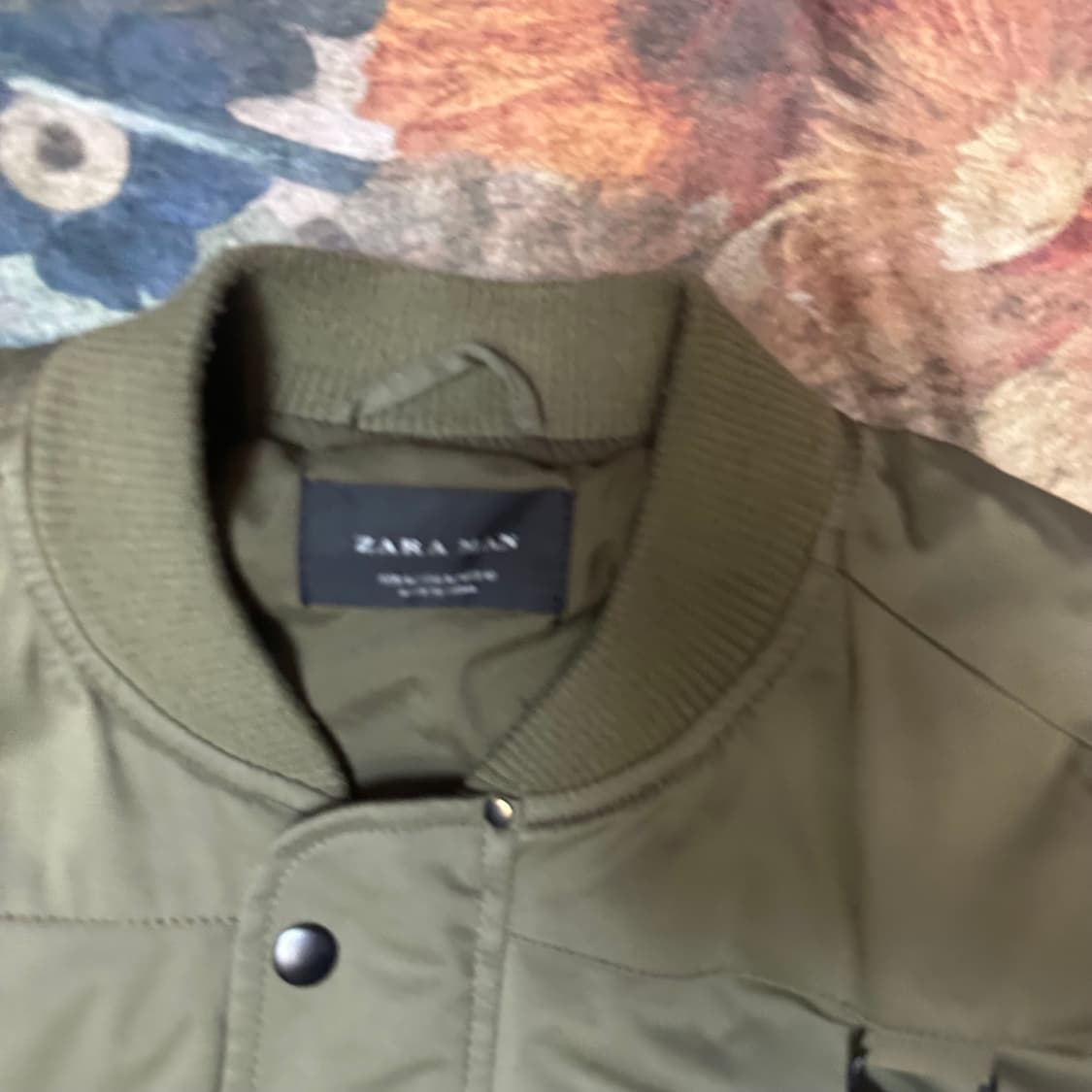 자라 빈티지 밀리터리 카키블루종 M 상품이미지3