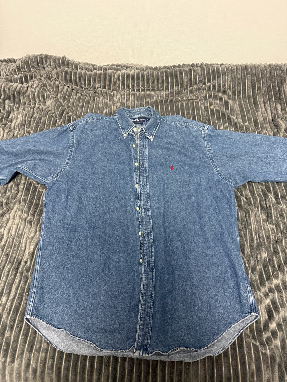 빈티지 폴로 랄프로렌 데님 셔츠 상품이미지1