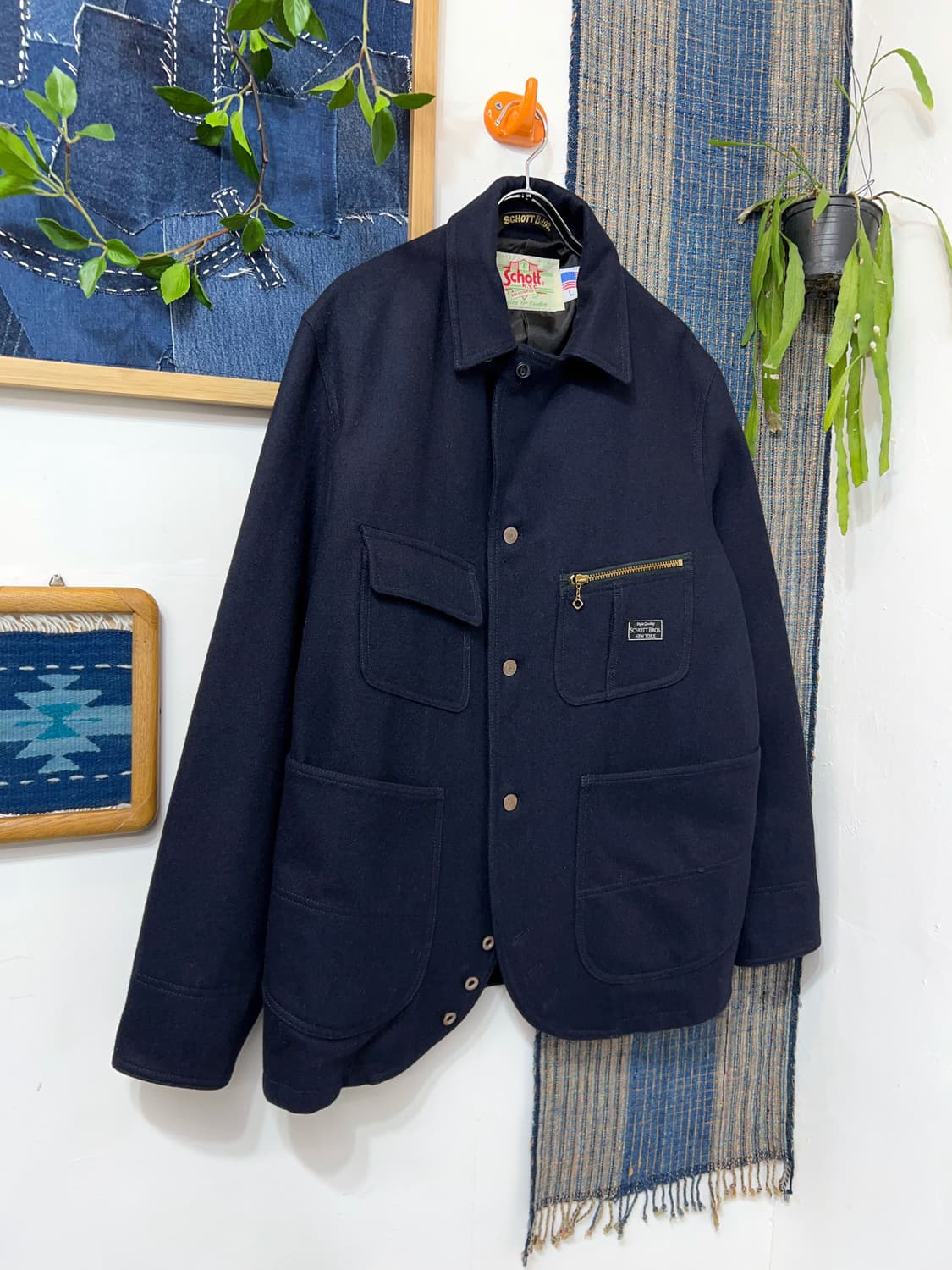 SCHOTT Melton Wool Engineer Jacket 상품이미지10