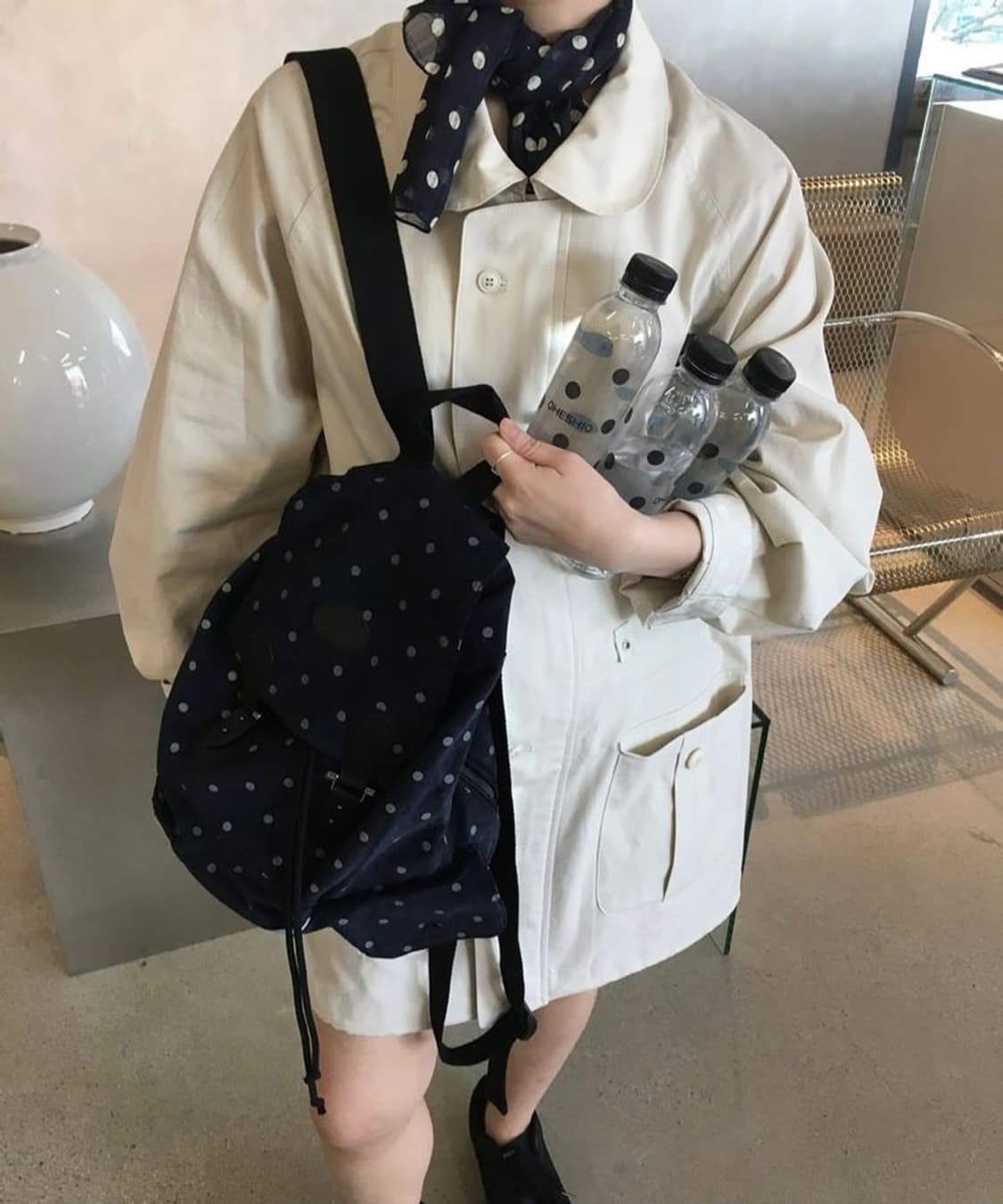 오헤시오 트렌치 카라 점퍼 자켓 TRENCH COLLAR JUMPER 상품이미지1