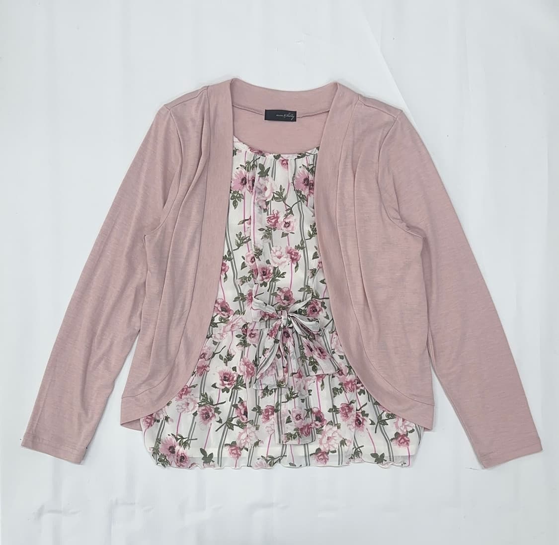 🌷다가올 봄을 기다리며 🌷 코디세트핑크 플라워 러블리 스카프 레이어드 상품이미지3