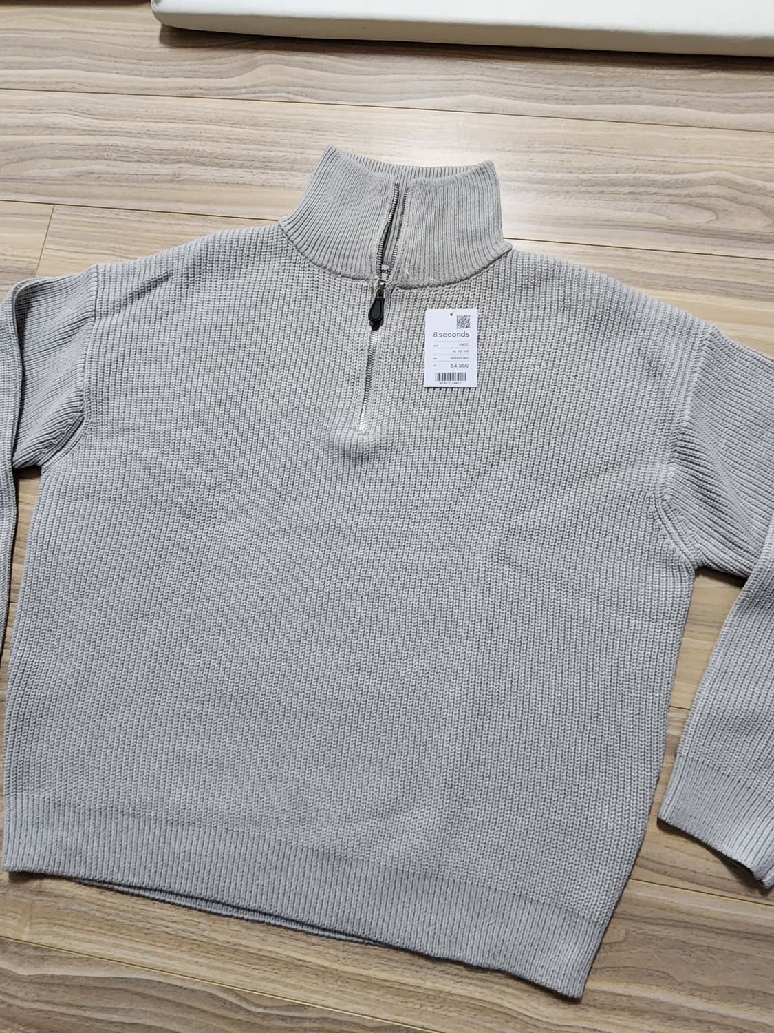 에잇세컨즈하프집업풀오버스웨터니트L 상품이미지1