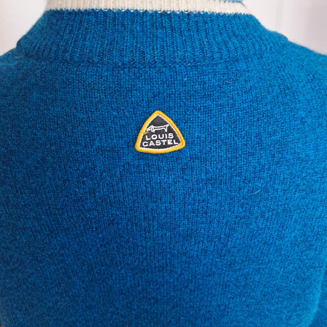 루이까스텔 남성 방풍 모100% 하프집업 니트 100 상품이미지4