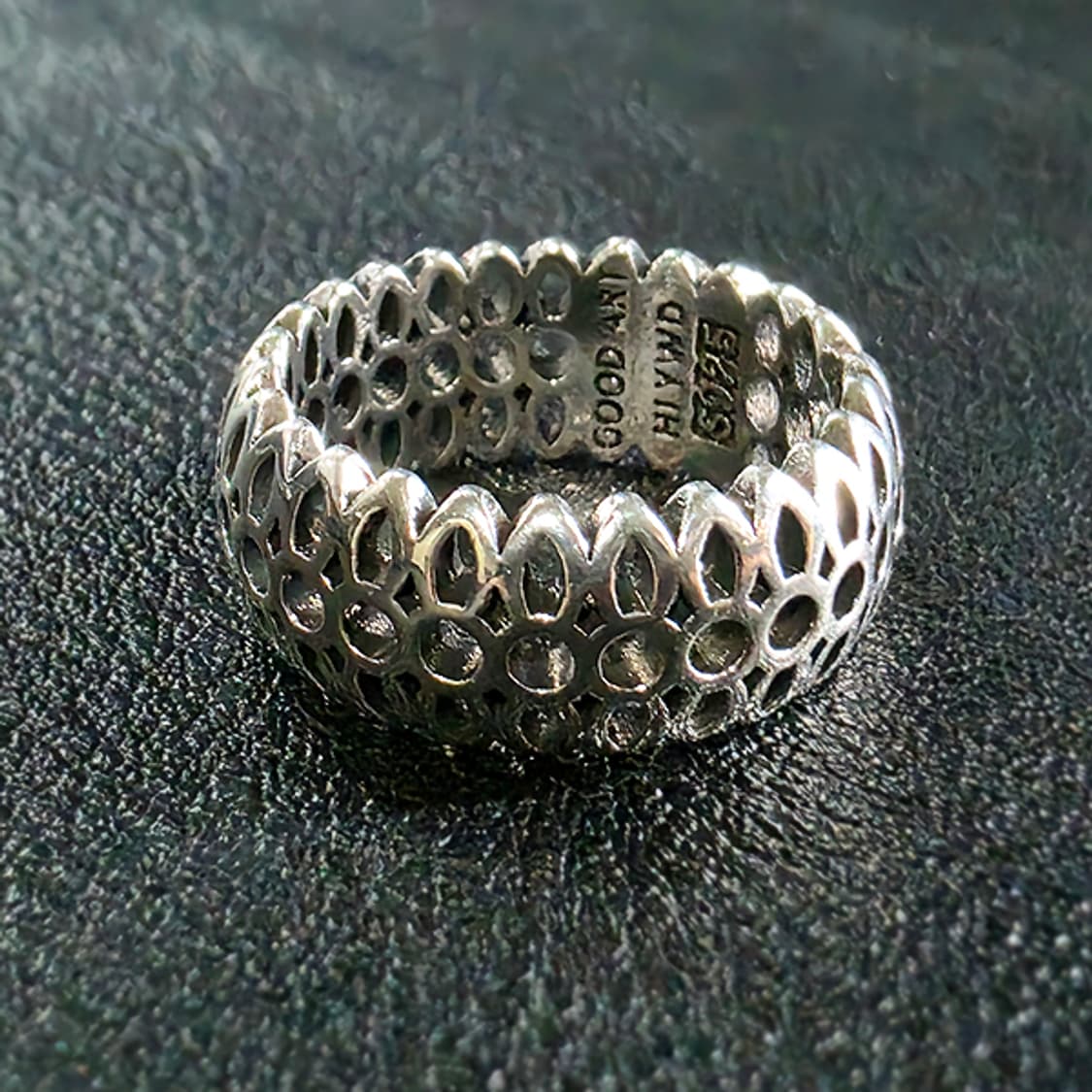 Colosseum 실버 남자 엔틱 빈티지 명품 고대 로마 건축 반지 상품이미지3