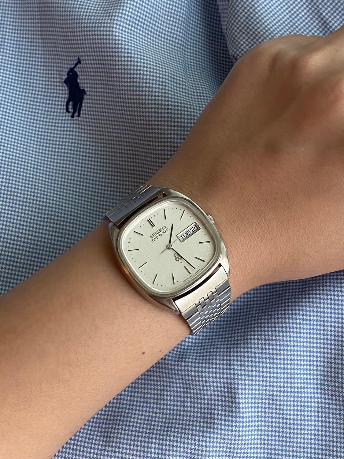 Seiko 세이코 스퀘어 로드 쿼츠 데이데이트 상품이미지4