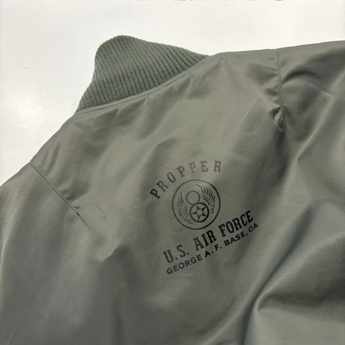 [M] 프로퍼 MA-1 항공 자켓 카키 B672 상품이미지8