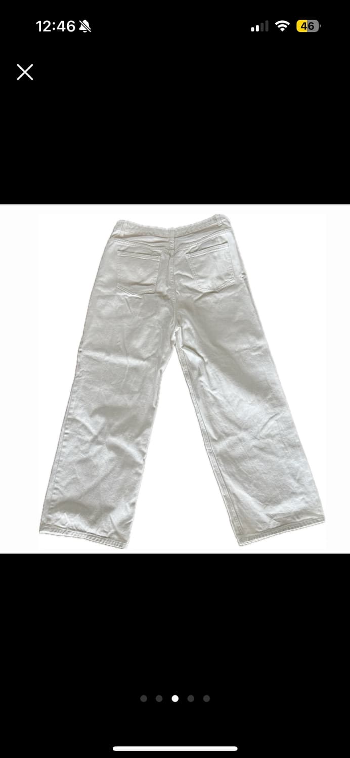 어텀 화이트 팬츠  상품이미지4