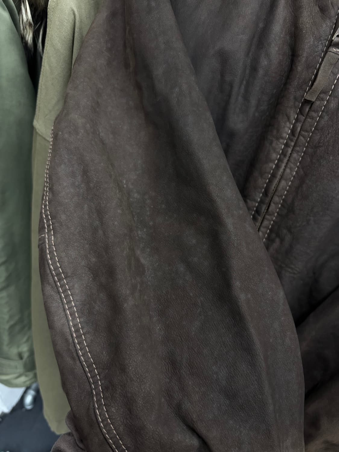 팀버랜드 제뉴인 레더 봄버 자켓 상품이미지7