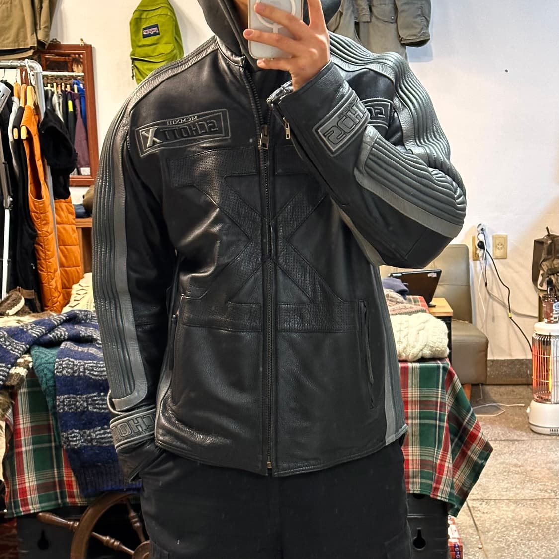 커스텀패치 모터사이클 자켓 상품이미지3