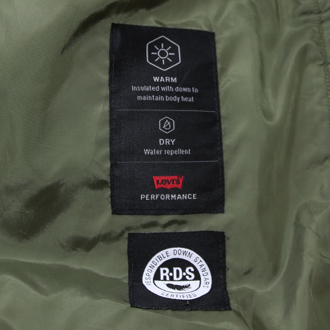 (착용컷) 리바이스 덕다운 롱 패딩 (남성용 100) 상품이미지10