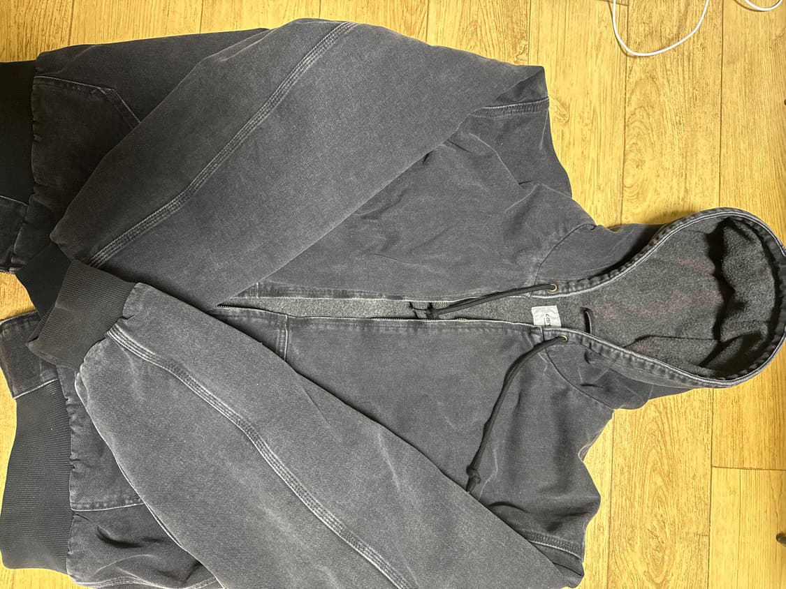 칼하트 데님 액티브 스톤워시드 자켓 상품이미지1