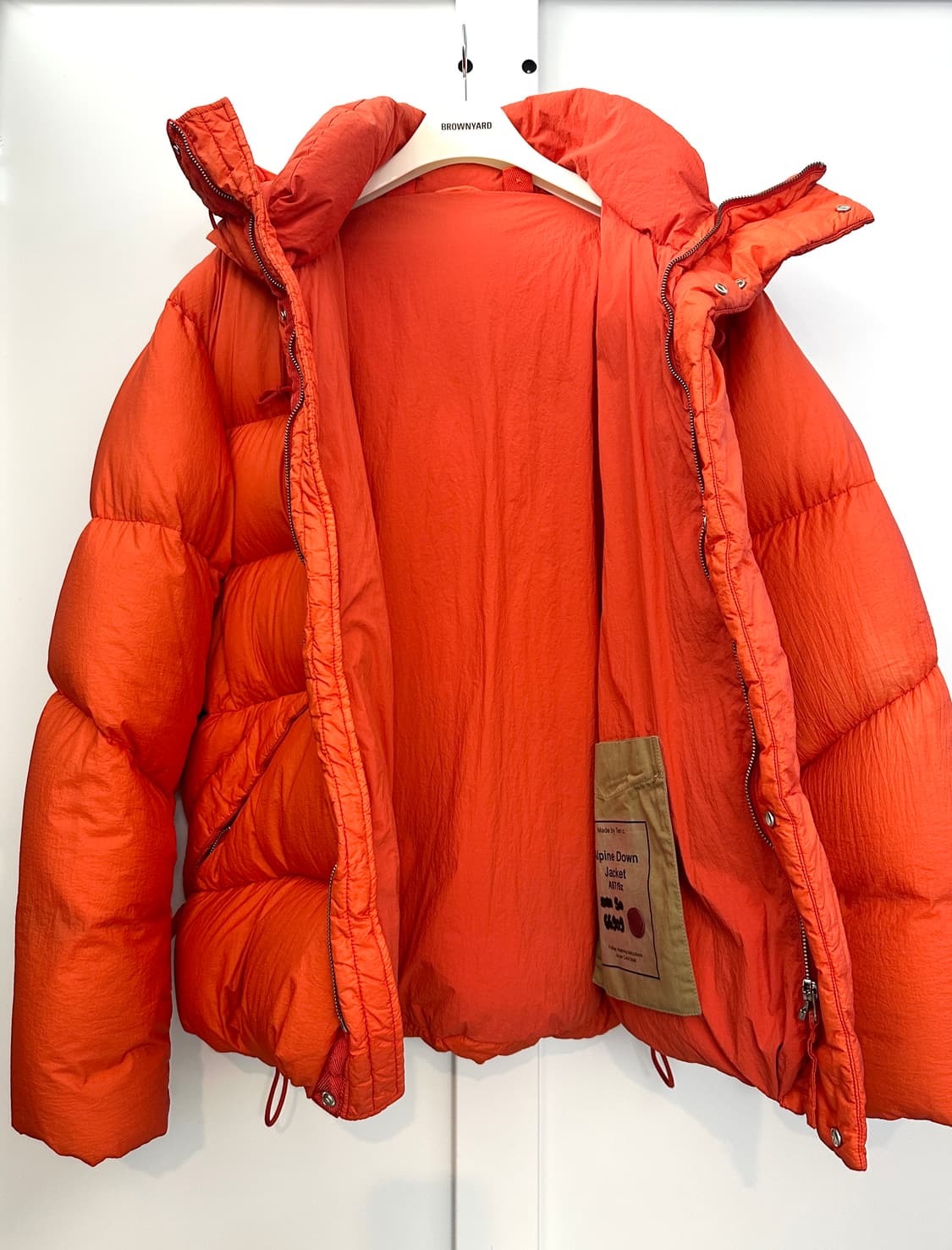 Ten C 남성 알파인 다운 재킷 오렌지(50, 수퍼민트급) 상품이미지5