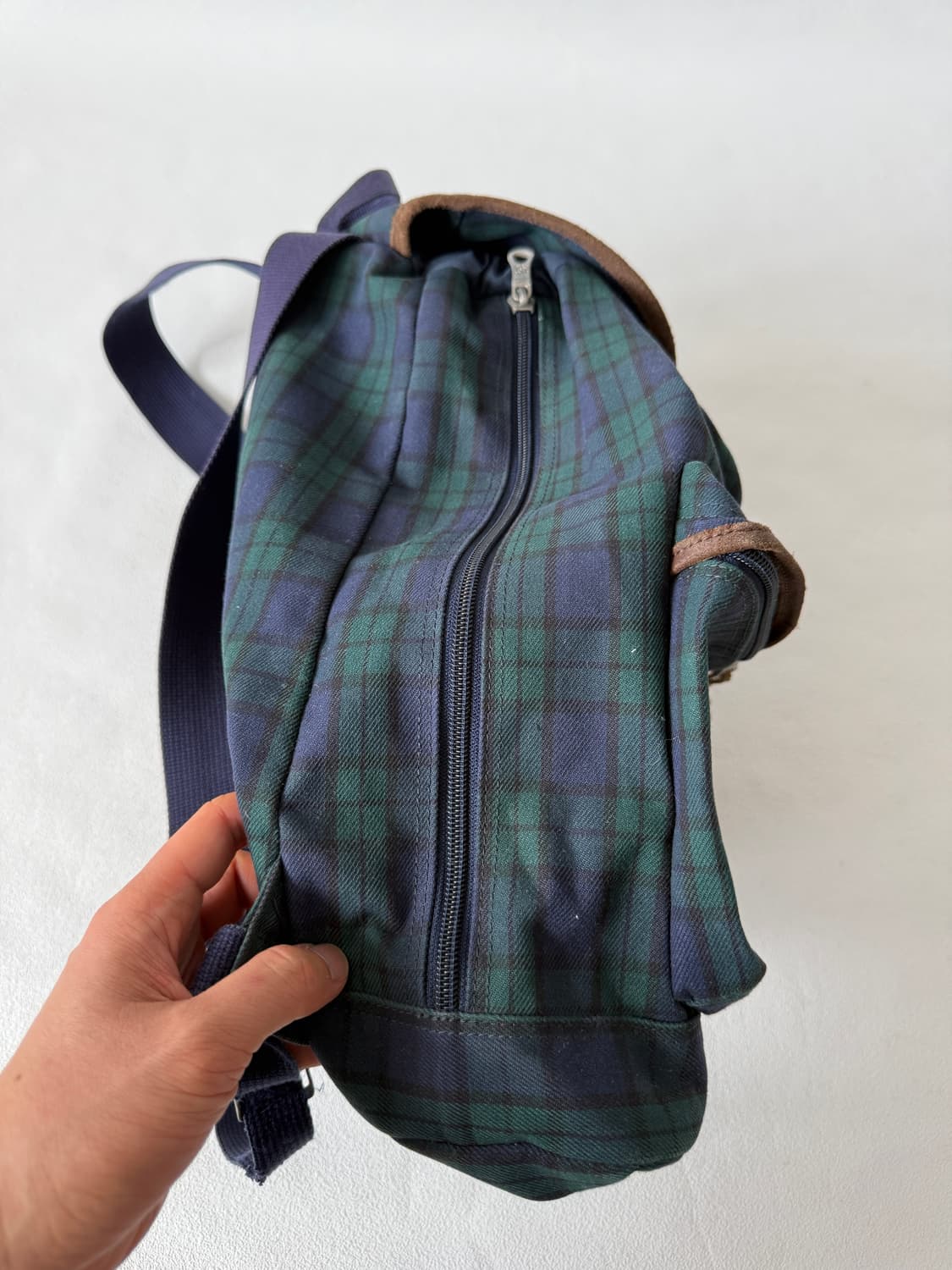 Pre owned 1492 체크 백팩 상품이미지4