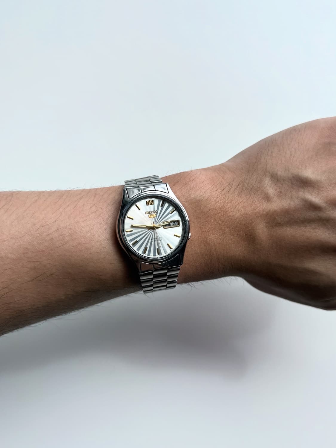 90s Seiko5 Autmatic Vintage Metal Watch 상품이미지6