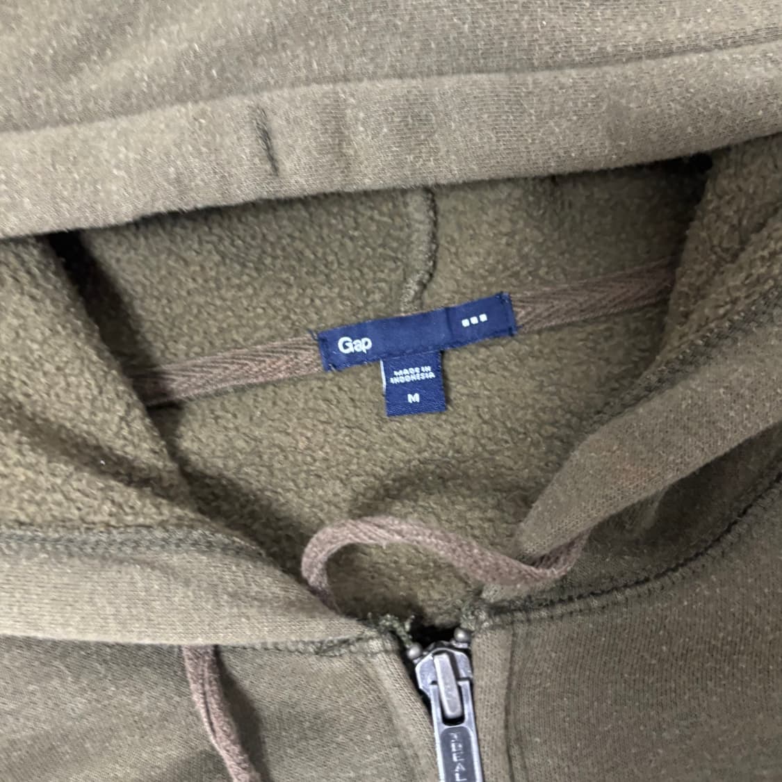 갭 GAP 빈티지 카키 후드집업 후집 상품이미지2