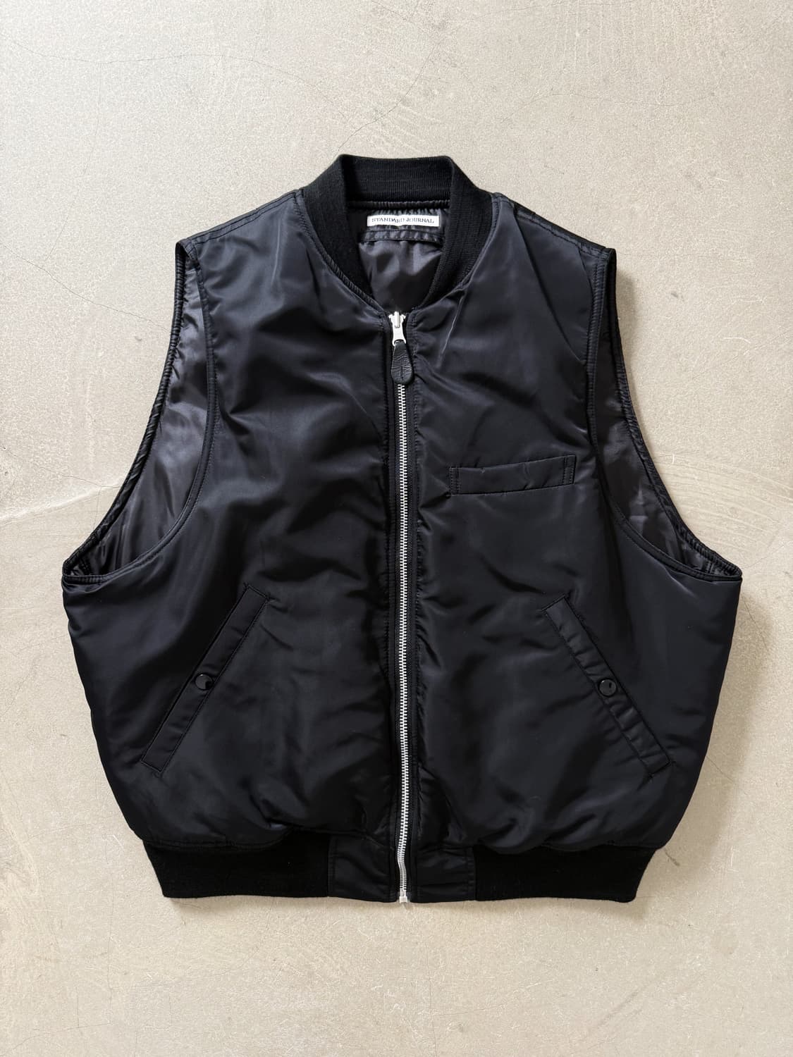 JOURNAL STANDARD Nylon Bomber Vest 상품이미지1
