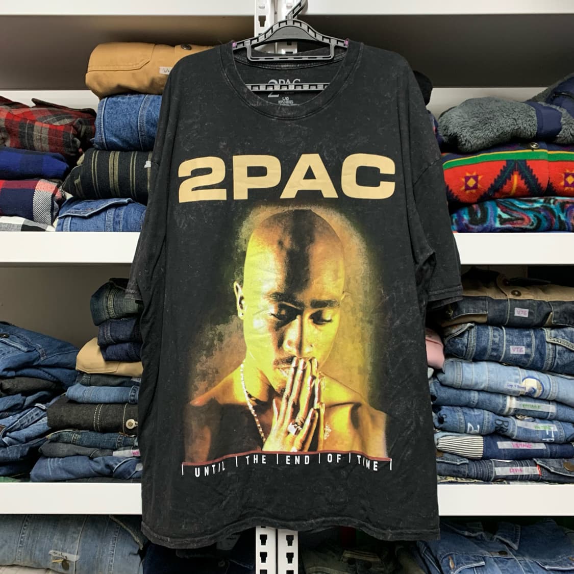 [XL/새상품] 2PAC 프린팅 티셔츠 상품이미지2