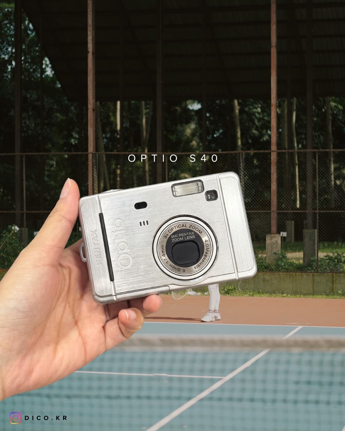 작례)펜탁스 옵티오 S40 / (Pentax Optio S40) 디카  상품이미지1