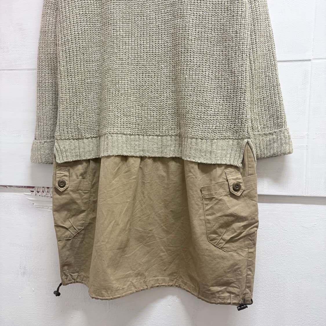 니트 벌룬 펌킨 치마 원피스 (JPN) 상품이미지3