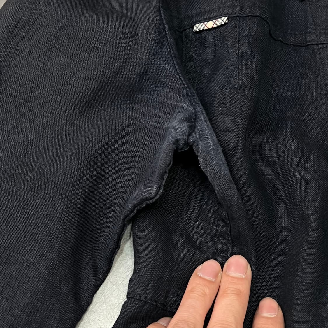  버버리 린넨 셔츠 +명품감정서 y16323 상품이미지4