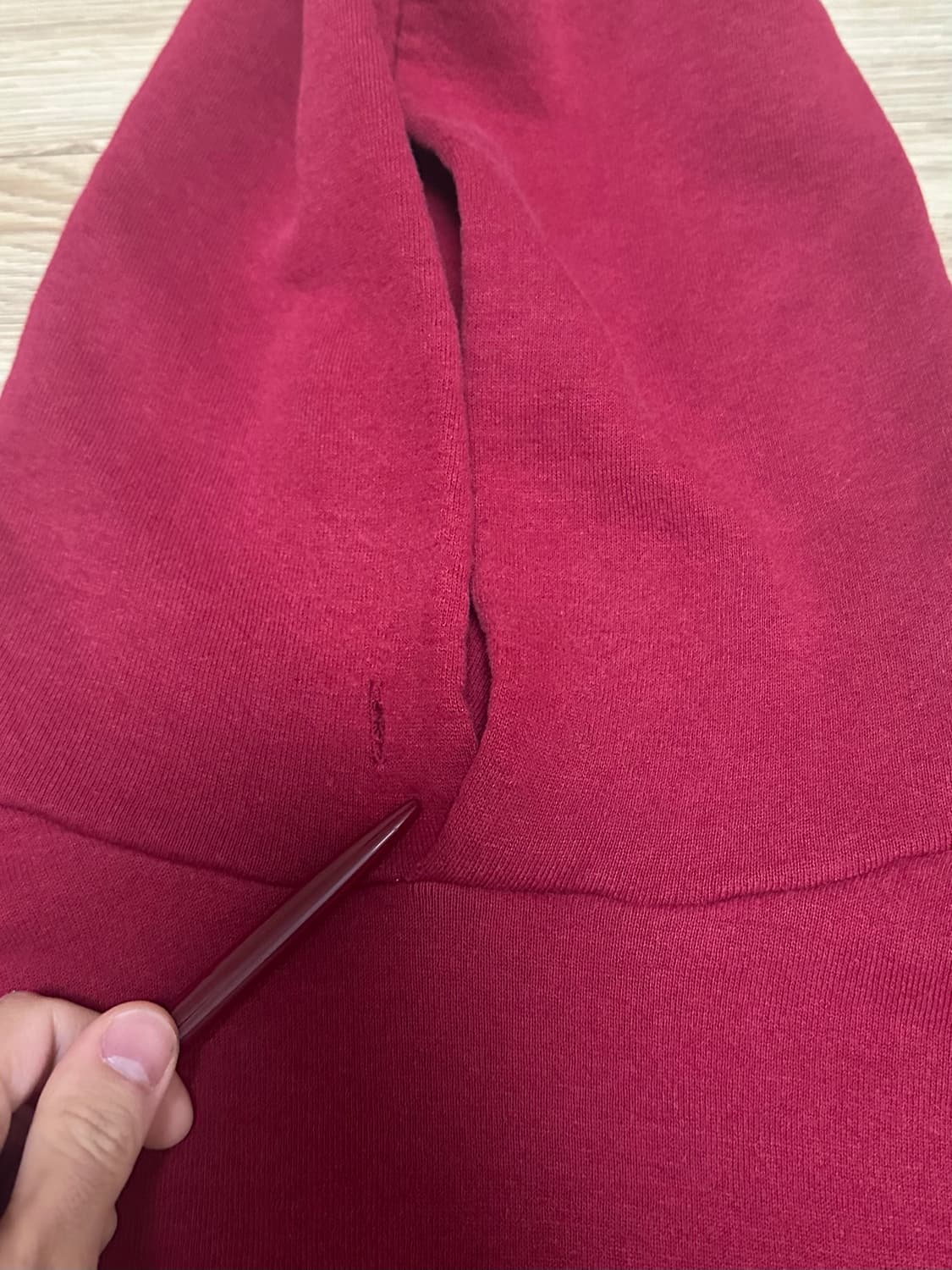 00s 빈티지 러셀 후드 레드 XL 상품이미지7