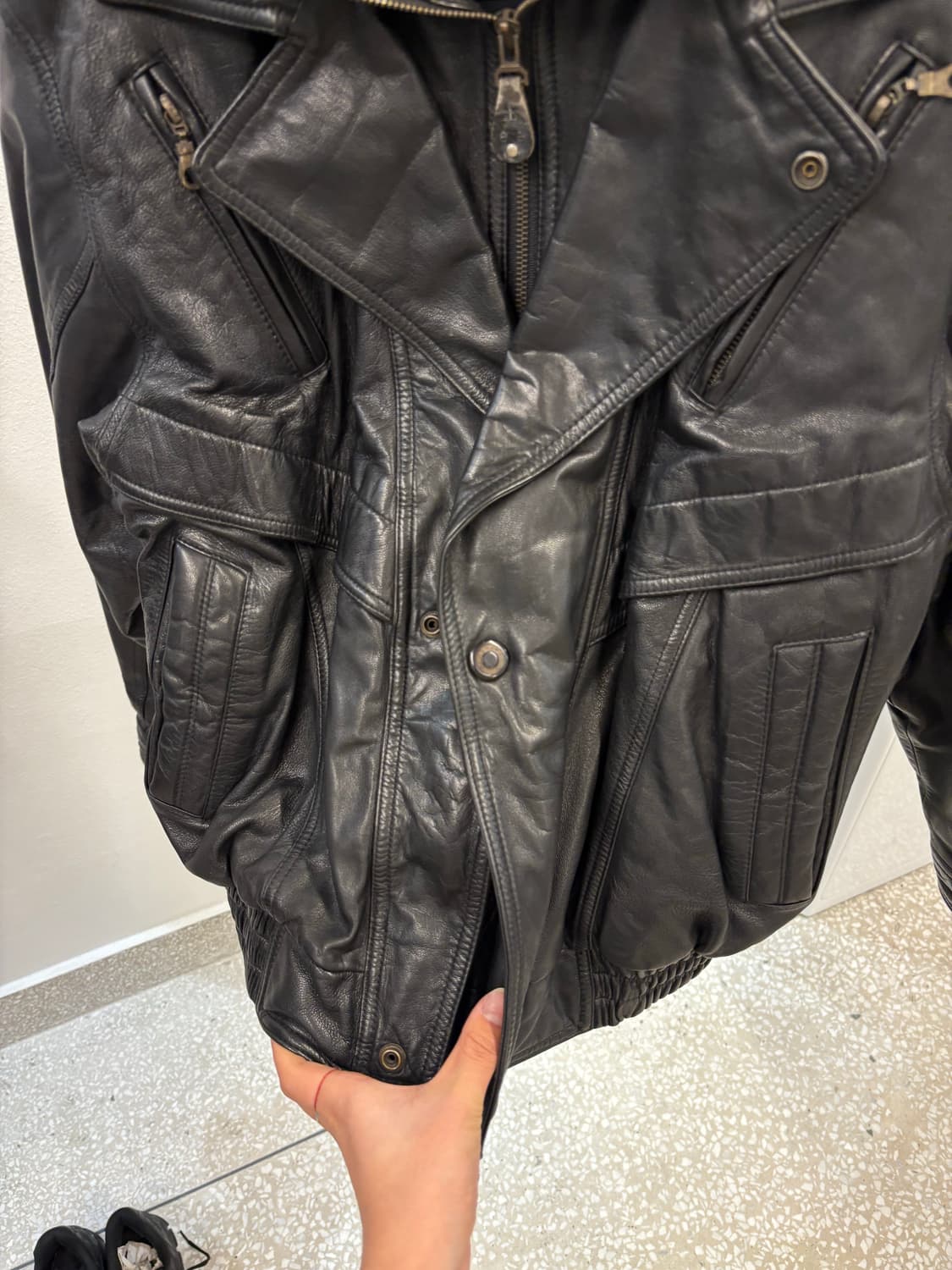 YES leather jacket  상품이미지3