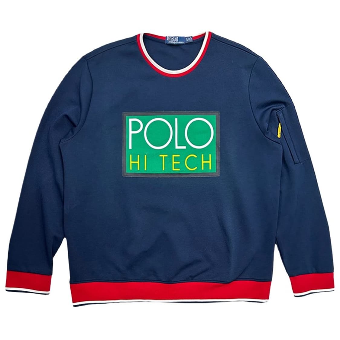 폴로랄프로렌 하이데크 더블니트 스웻셔츠 네이비 XL 상품이미지1