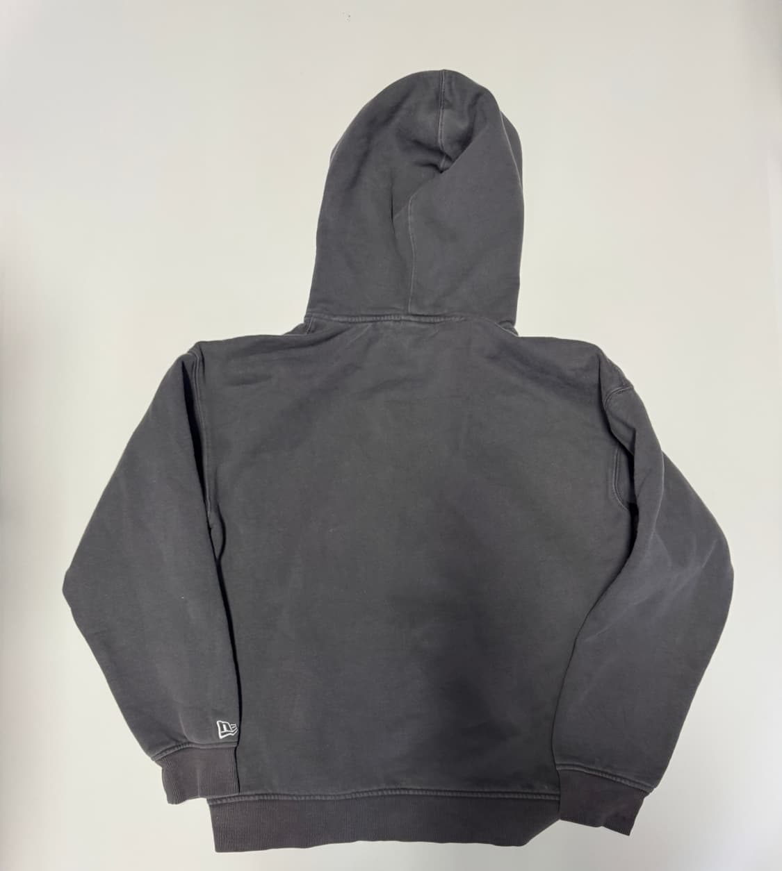 여성 뉴에라 기모 후드티 M 빈티지 그레이 상품이미지2