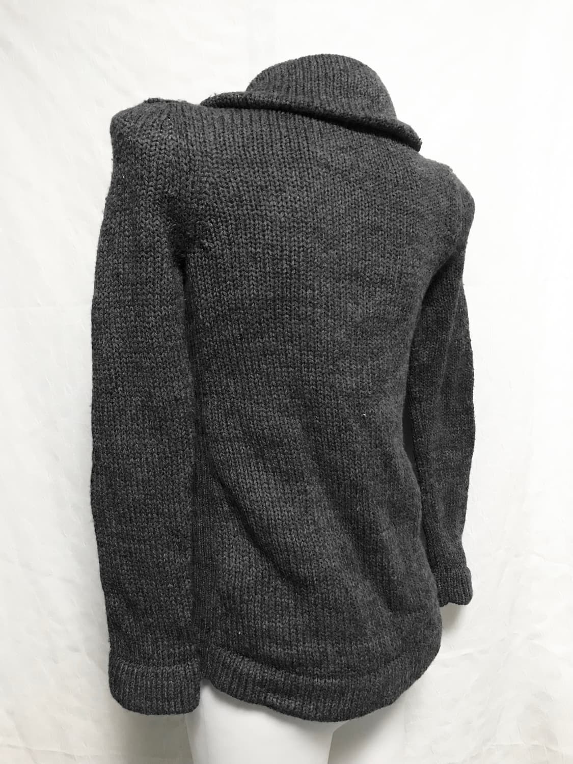 빈티지 니혼진 너드 더블 버튼 니트 가디건 상품이미지4