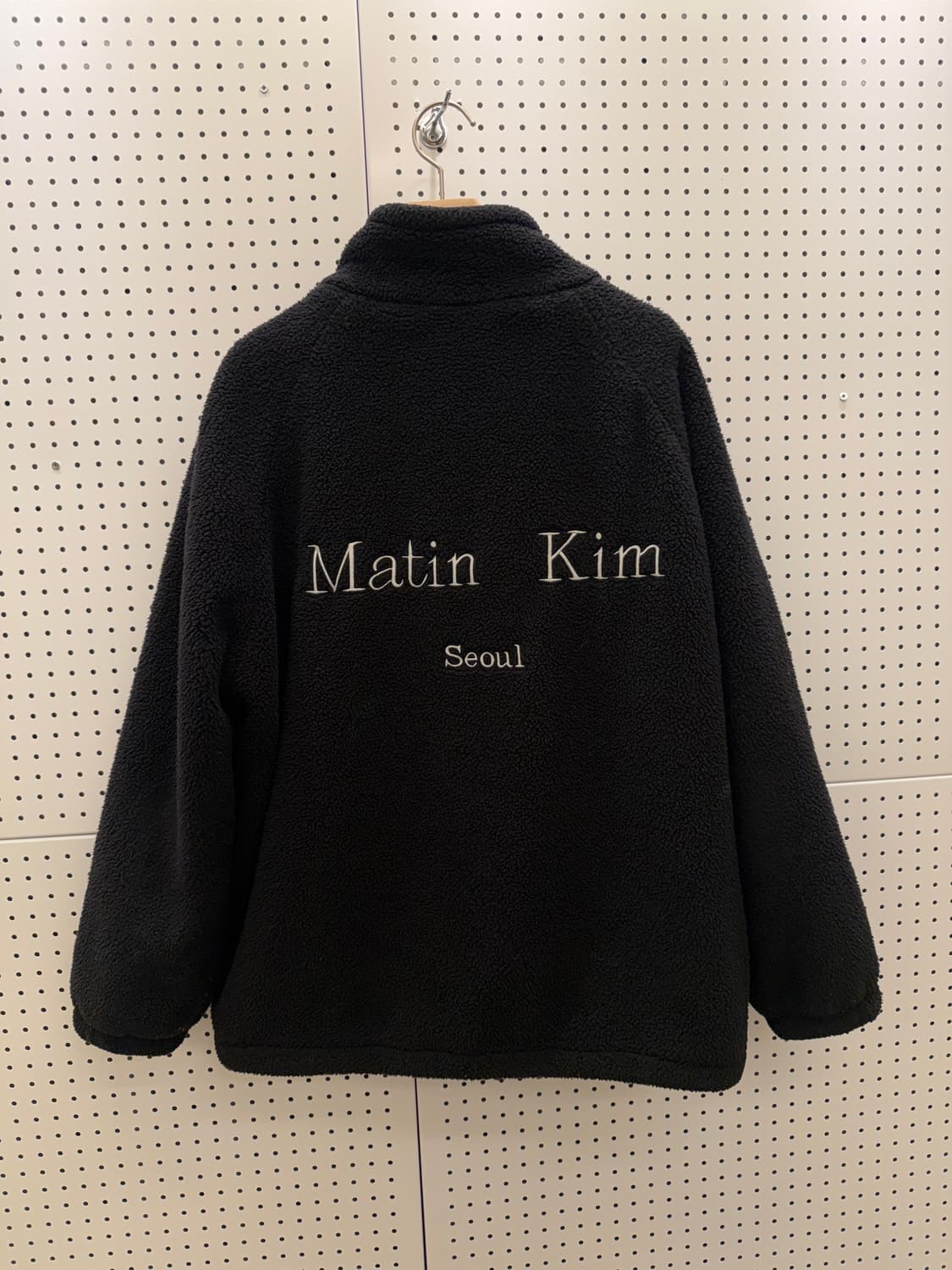 마뗑킴 백로고 플리스 자켓 U1060 상품이미지3