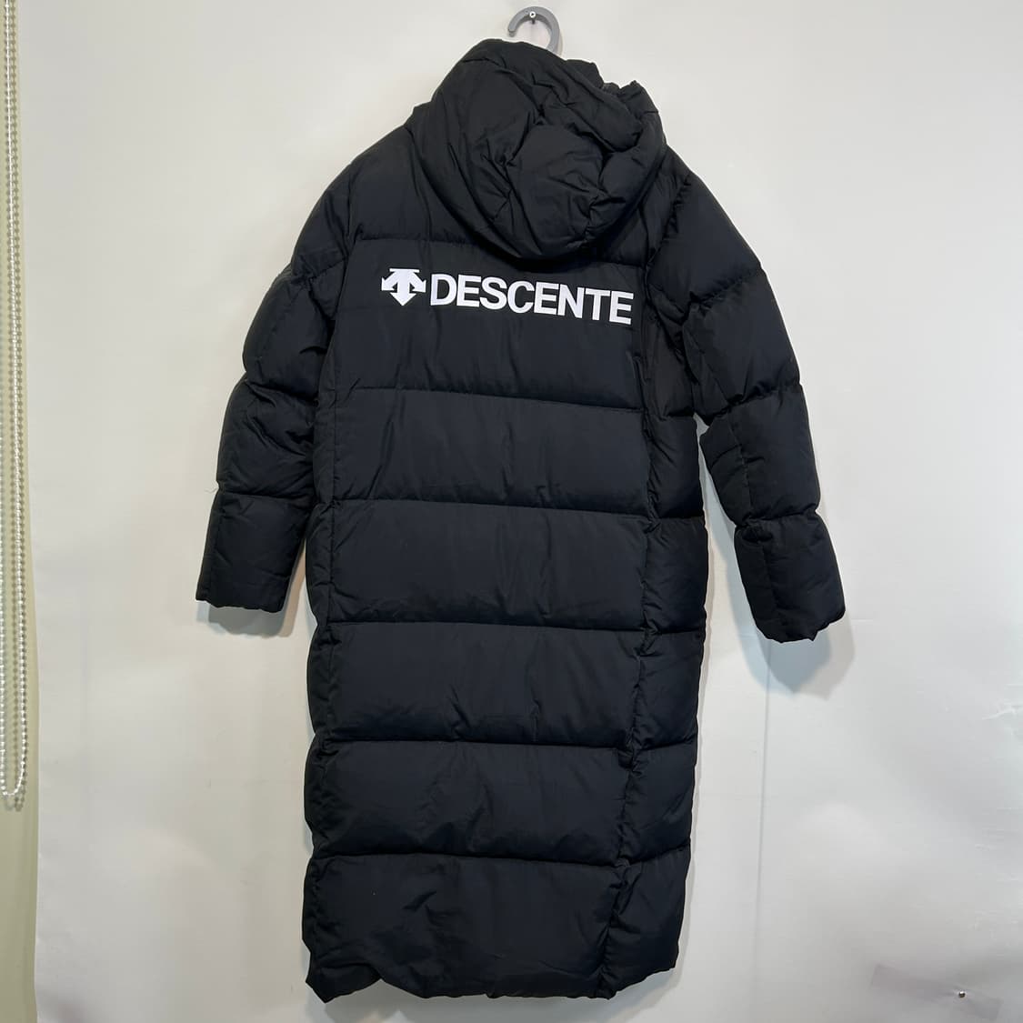 데상트 남성 구스다운 롱패딩 95 블랙 상품이미지3