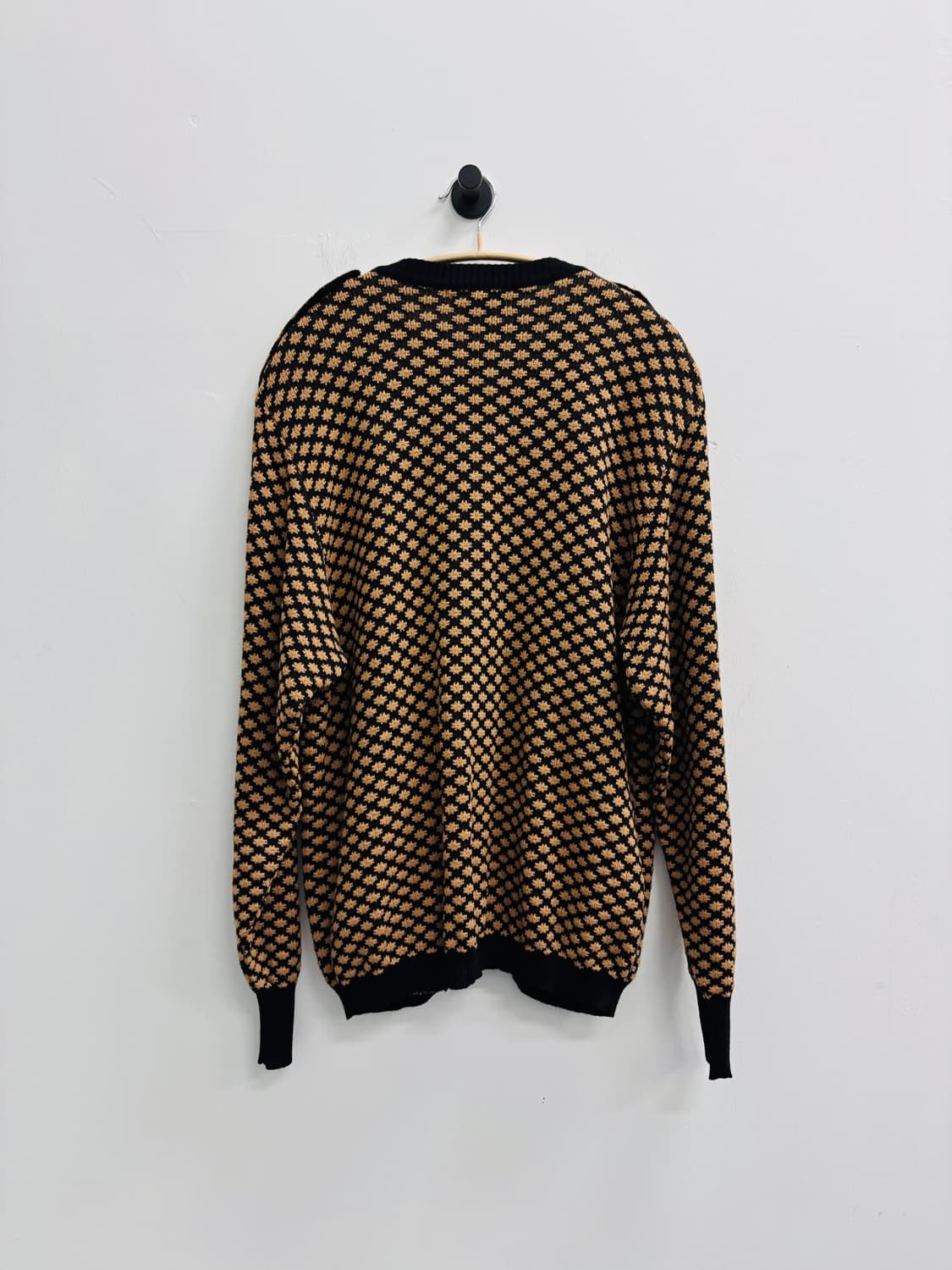 구찌(GUCCI) 80s 희귀 올드스쿨 플라워 패턴 울 가디건 상품이미지6